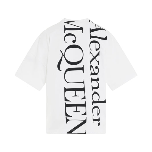 Exploded Logo Oversized T-Shirt in White