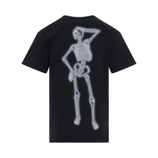 Neon Skeleton T-Shirt in Black