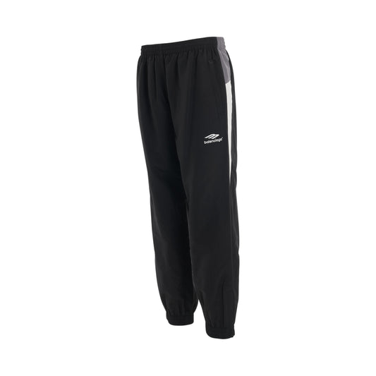 Logo Print Track Pants in Black