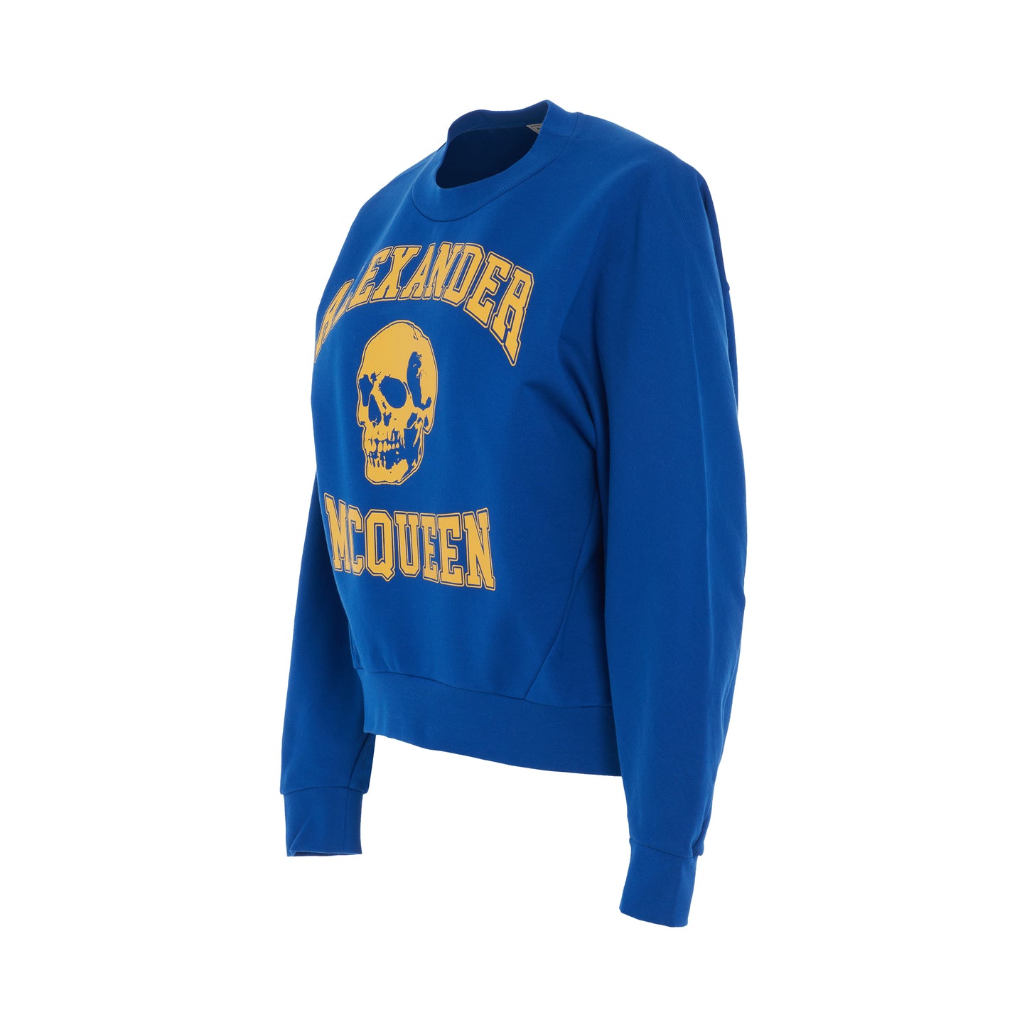 Varsity Skull Logo Sweatshirt in Ultramarine