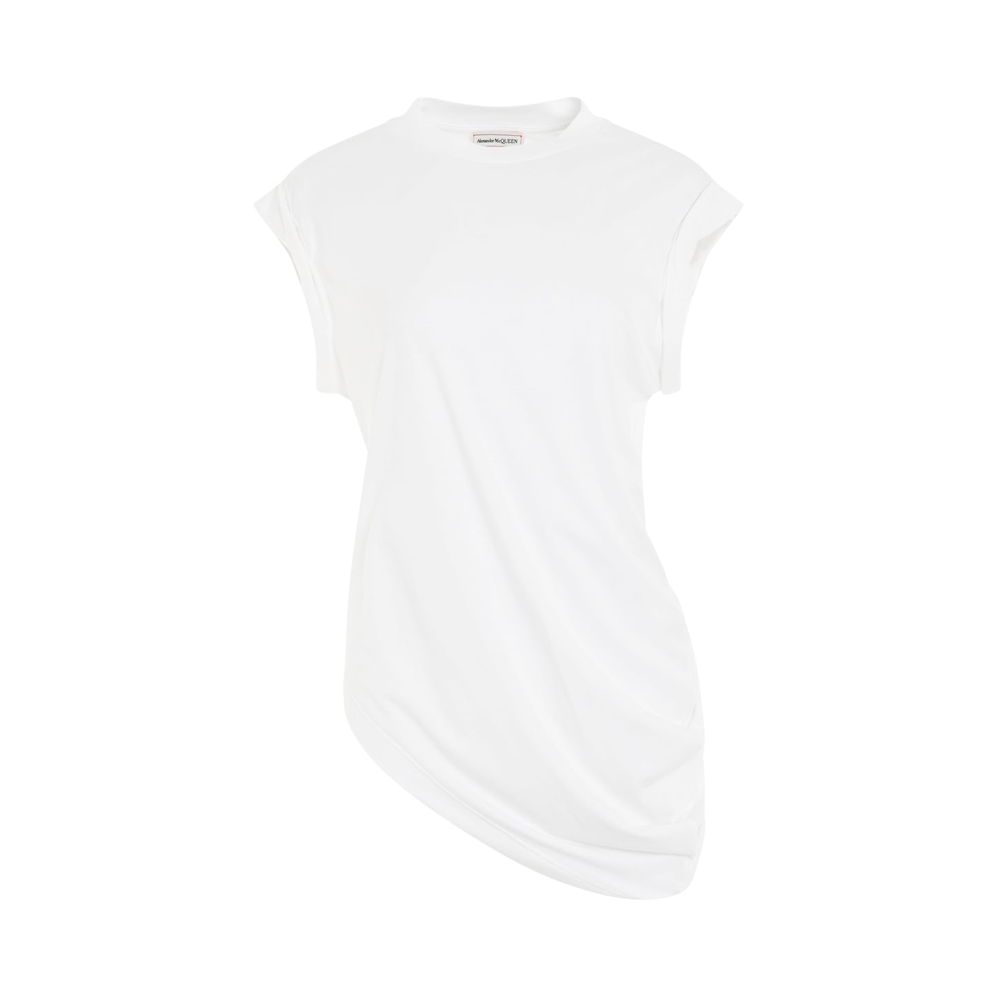 Drapey Interlock T-Shirt in White