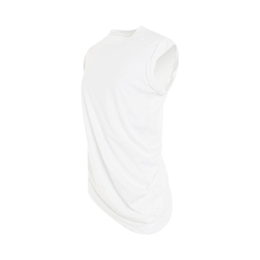 Drapey Interlock T-Shirt in White