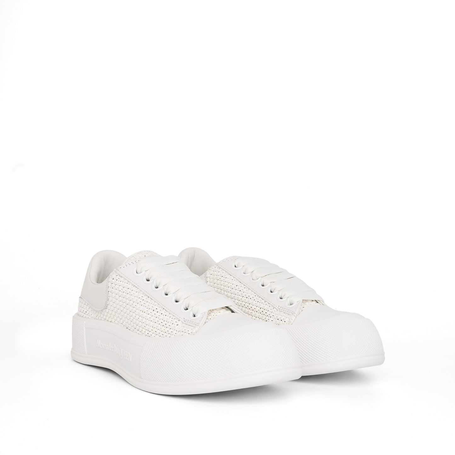 Deck Plimsoll Sneaker in White