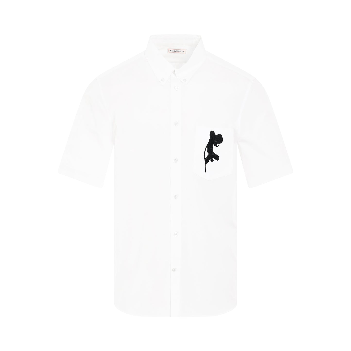 Orchid Pocket Short Sleeve Shirt in White