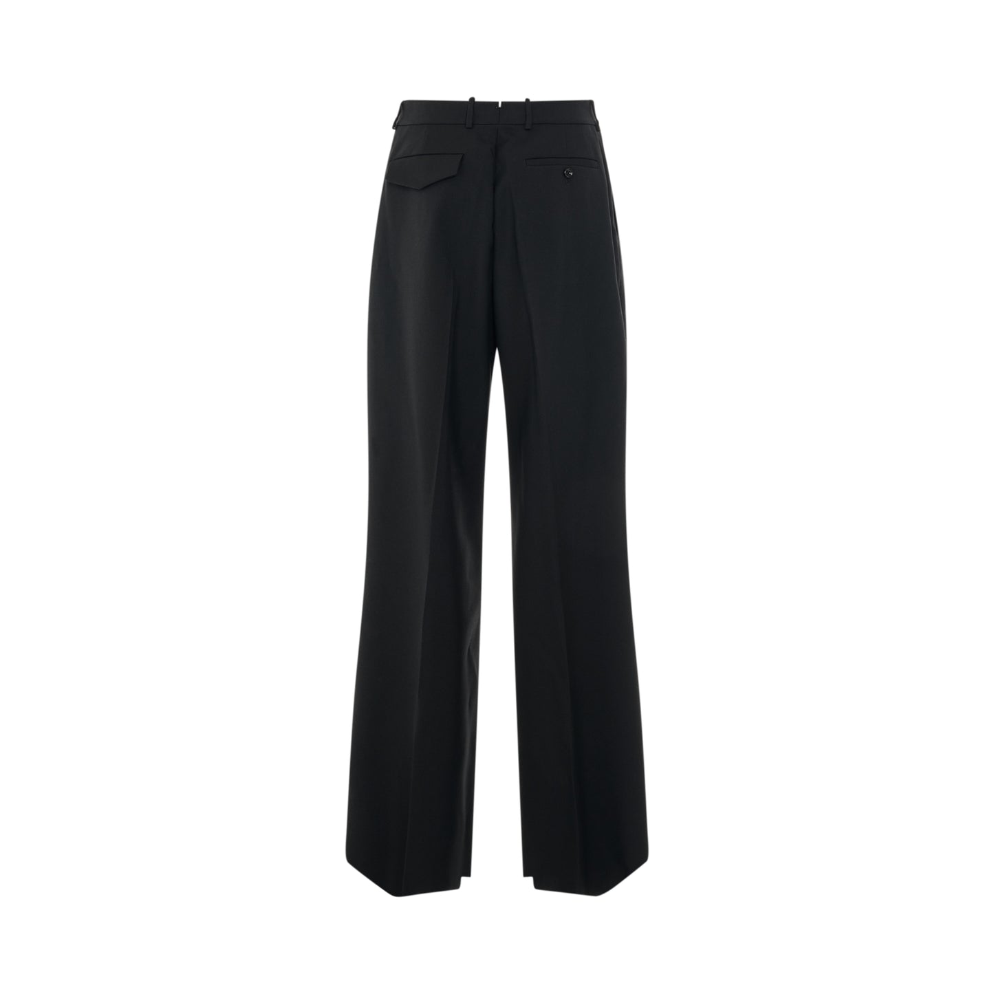 Oversized Tailored Baggy Pants in Black