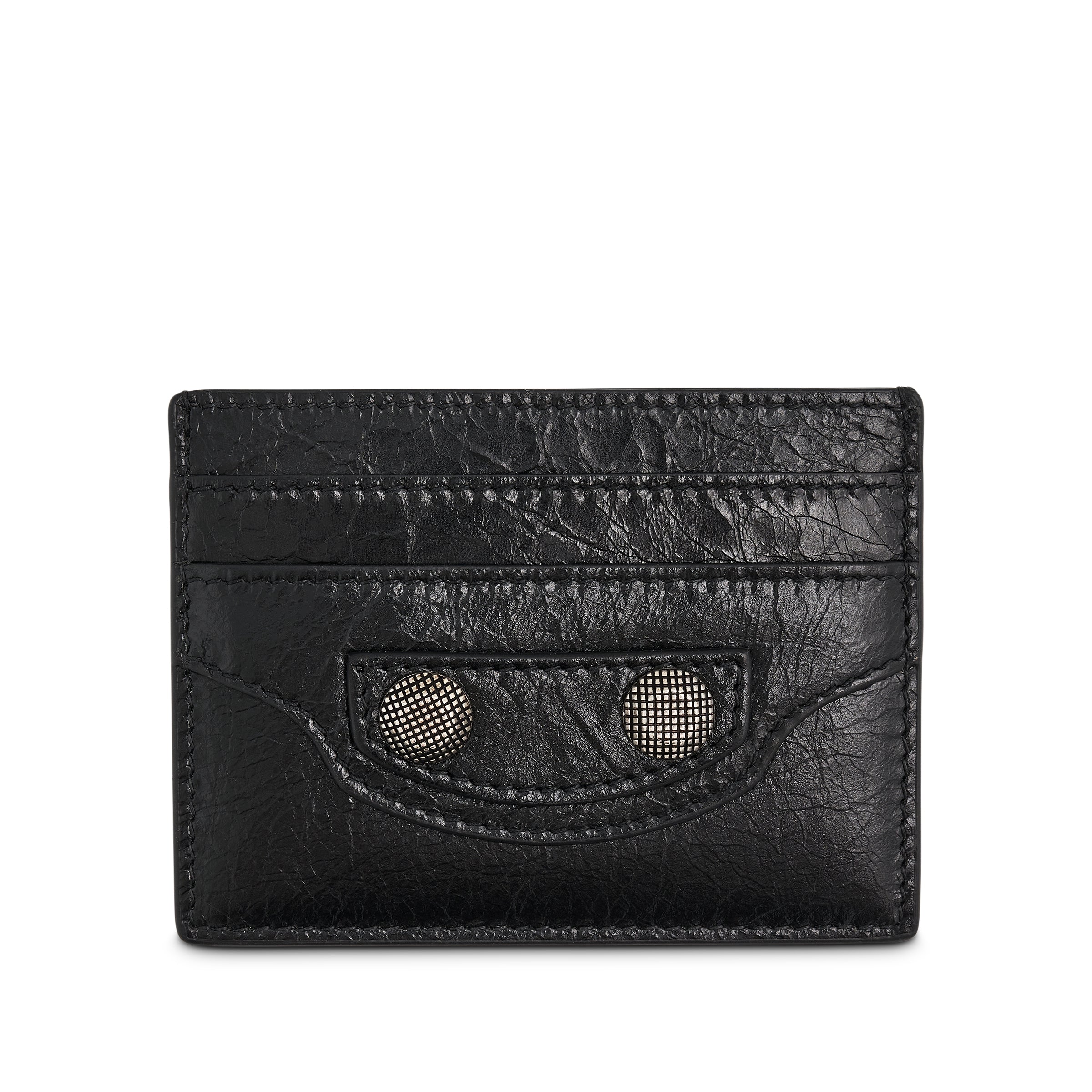 Le Cagole Men Card Holder in Black