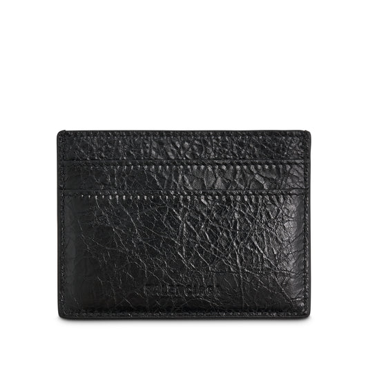 Le Cagole Men Card Holder in Black