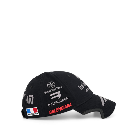 Racer Cap in Black