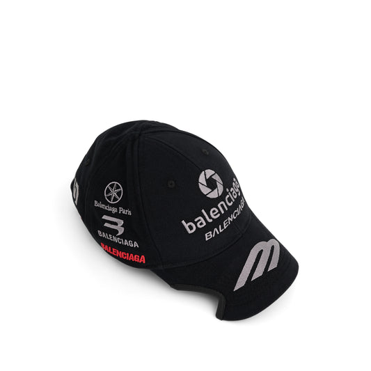 Racer Cap in Black