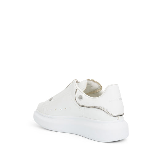 Larry Oversized Hardware Sneaker in White