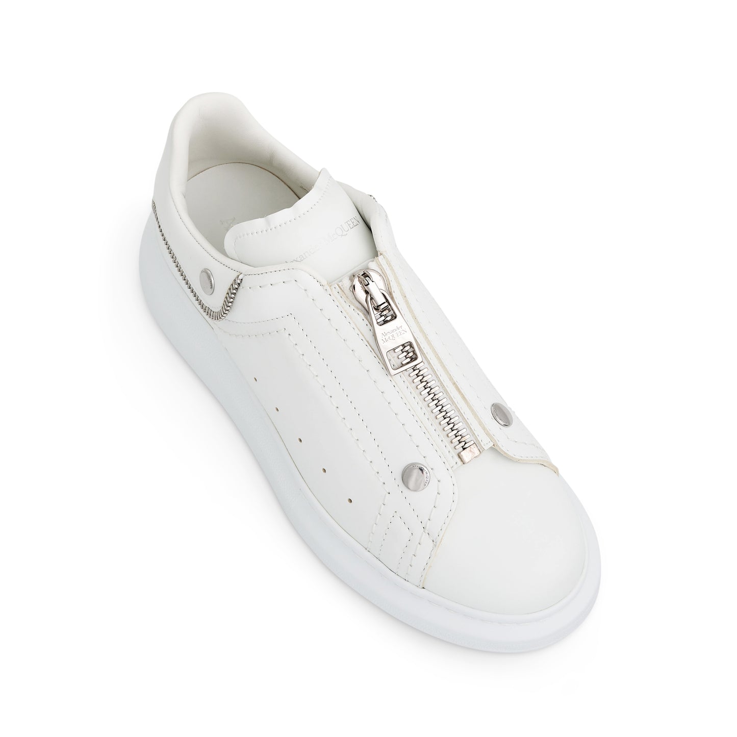 Larry Oversized Hardware Sneaker in White