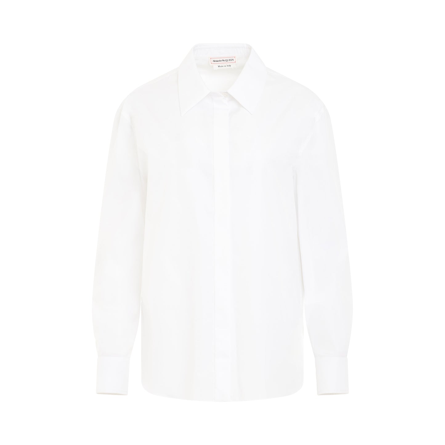 Classic Organic Popeline Shirt in White