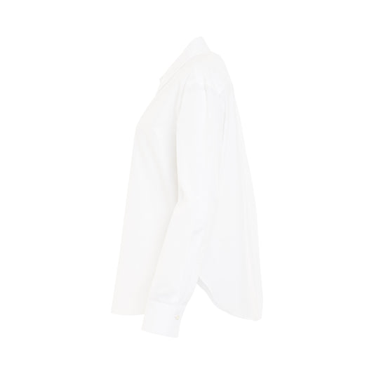 Classic Organic Popeline Shirt in White