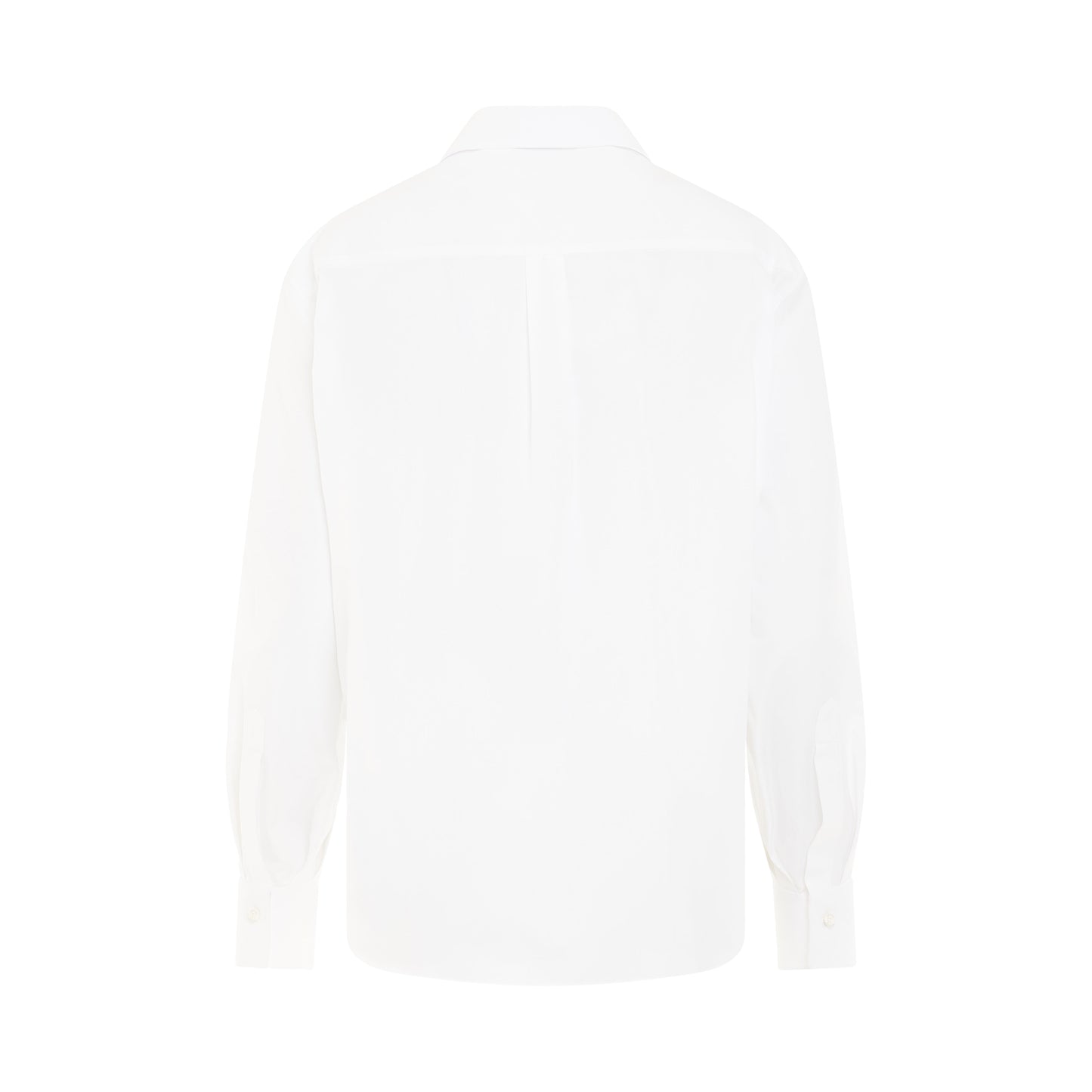 Classic Organic Popeline Shirt in White