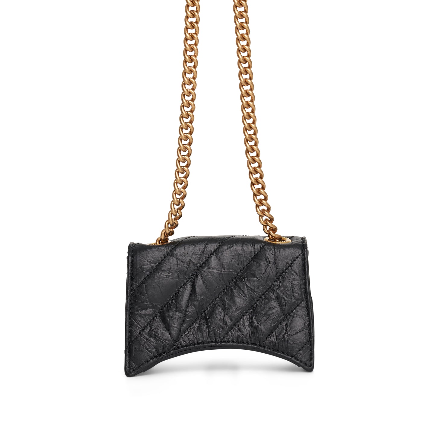 Crush Chain Mini Bag in Black