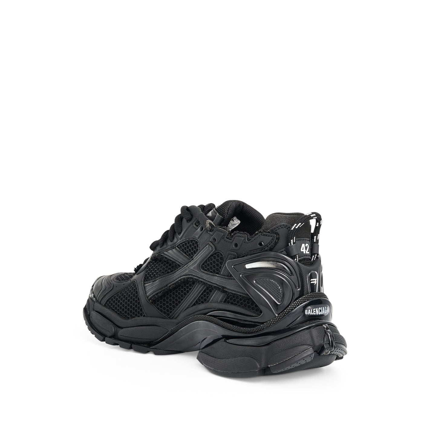 Runner Sneaker in Black Matt