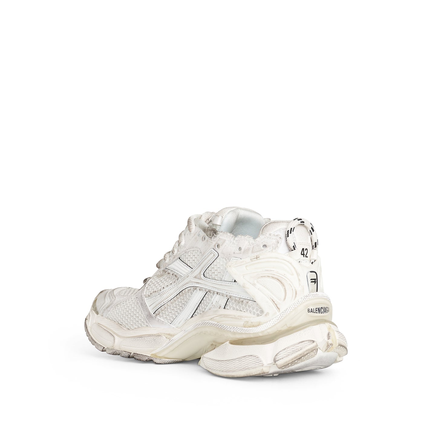 Runner Mesh Sneaker in White