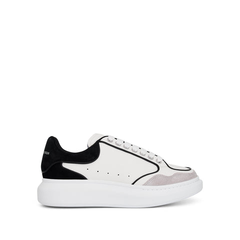 Larry Contrast Sneaker in White/Black