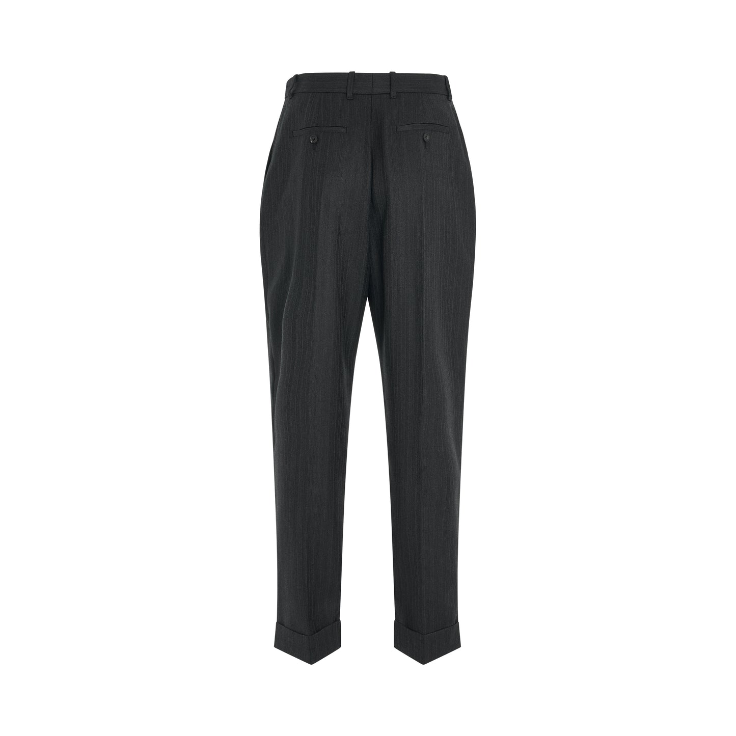 Cigarette Pants in Dark Grey