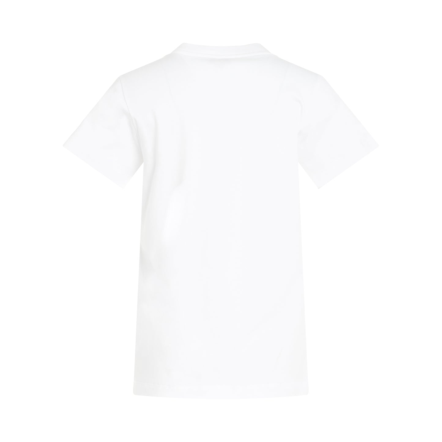 Warped Print T-Shirt in White