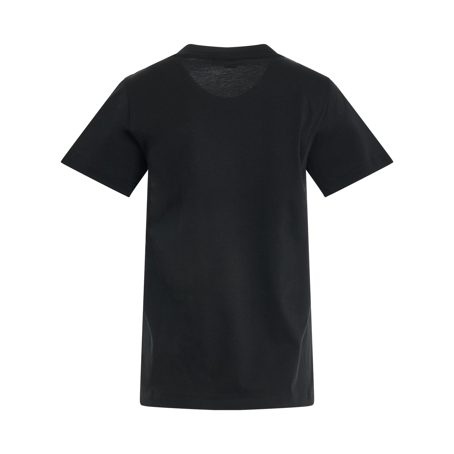 Warped Print T-Shirt in Black