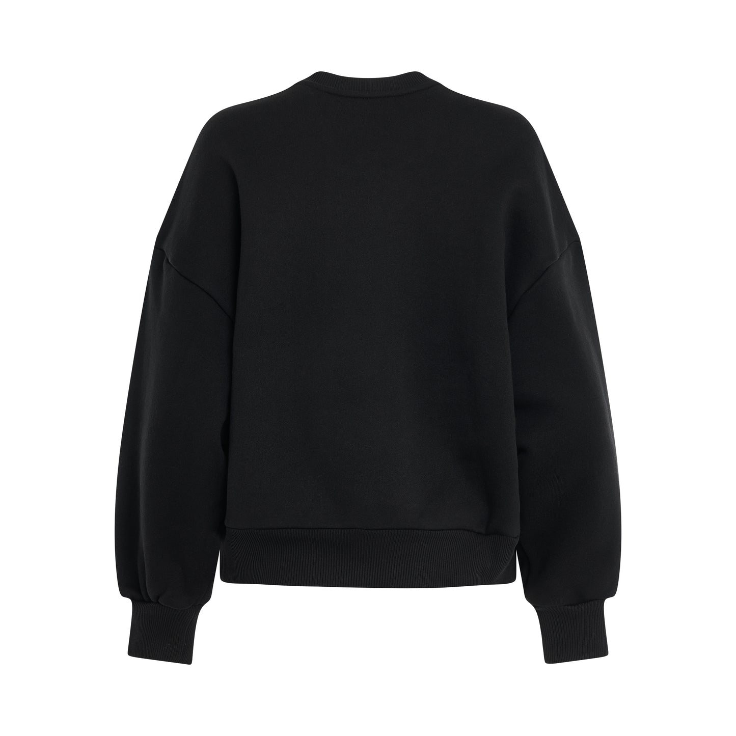 Warped Print Sweatshirt in Black