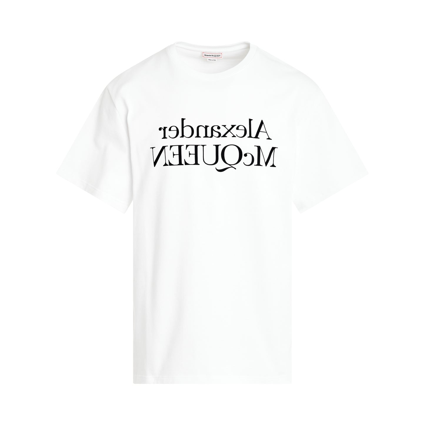Reflected Logo T-Shirt in White/Black
