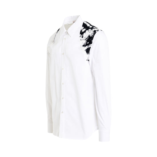 Printed Harness Shirt in White