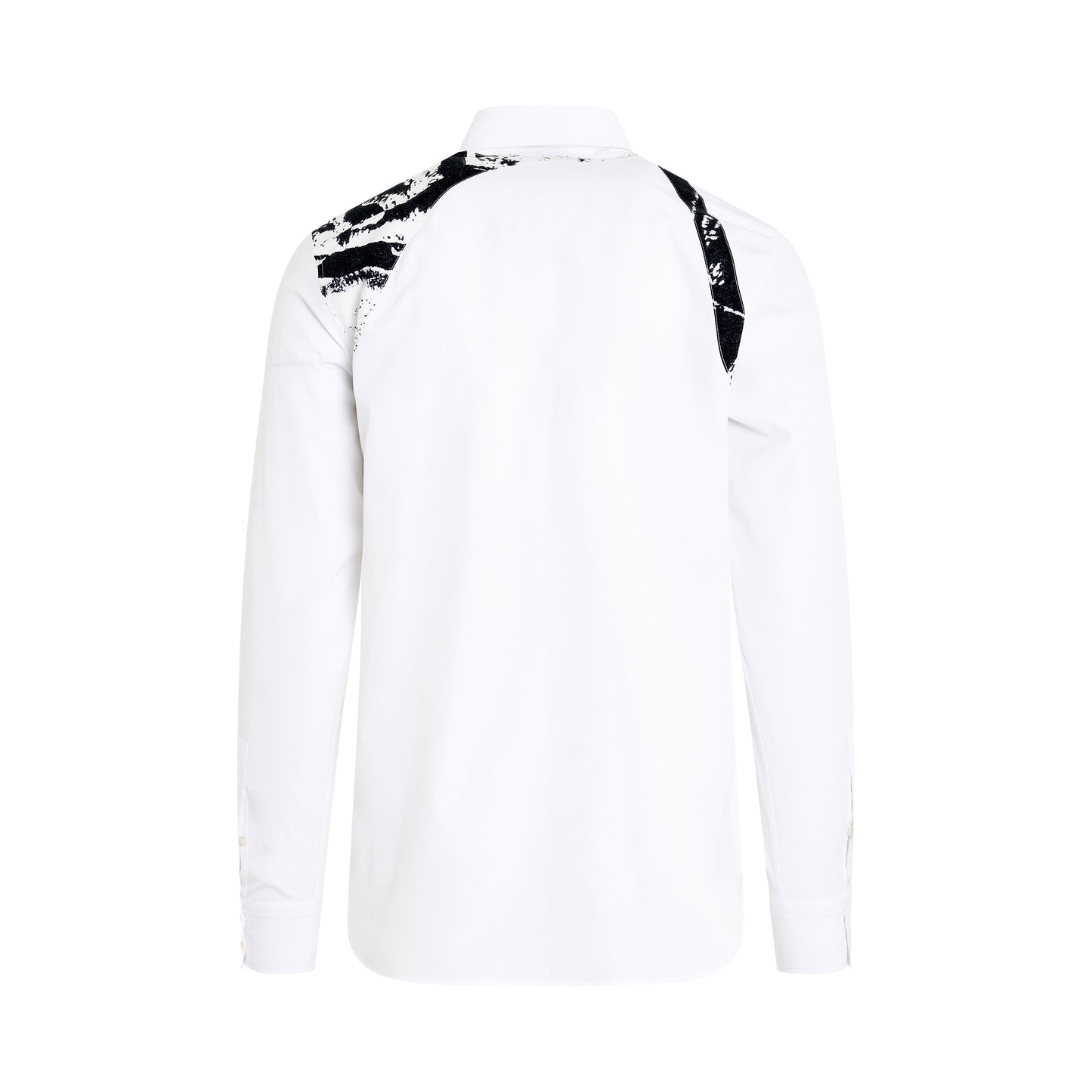 Printed Harness Shirt in White