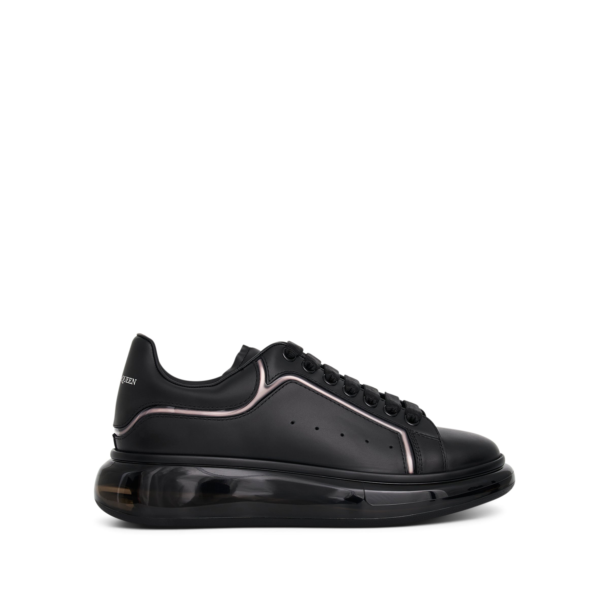 Larry Oversized Transparent Sneaker in Black/Fume