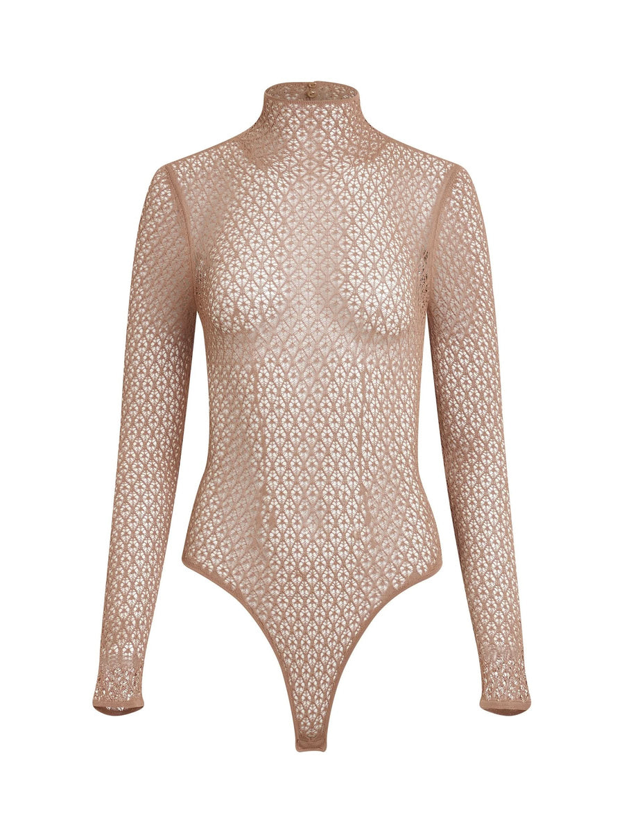 Fena Bodysuit in Almond