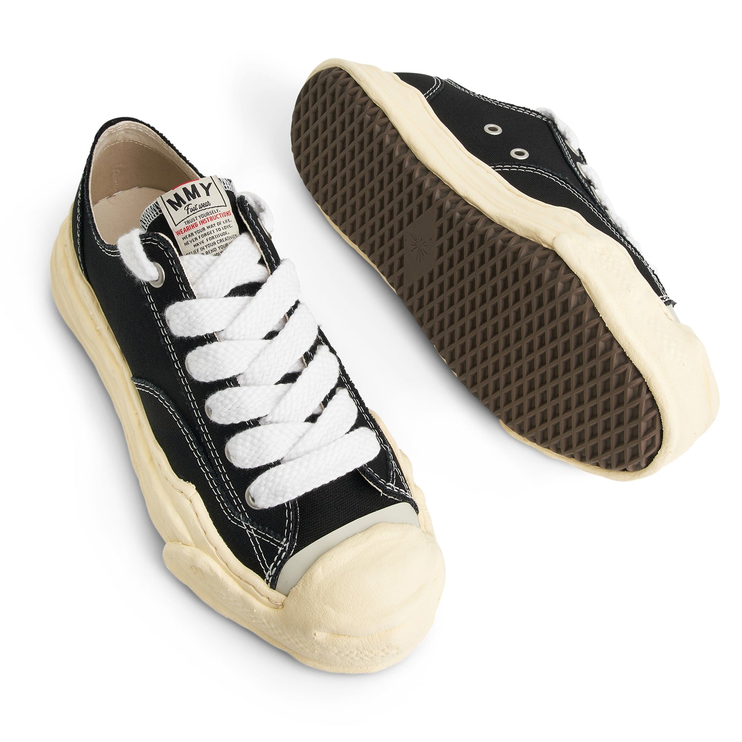 Hank OG Vintage Sneaker in Black/White