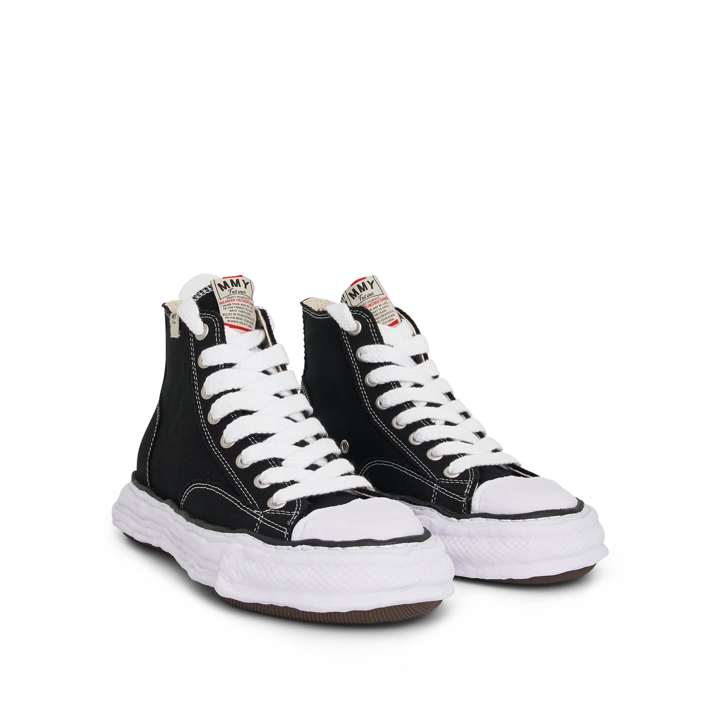 Peterson 23 OG High Sneaker in Black/White