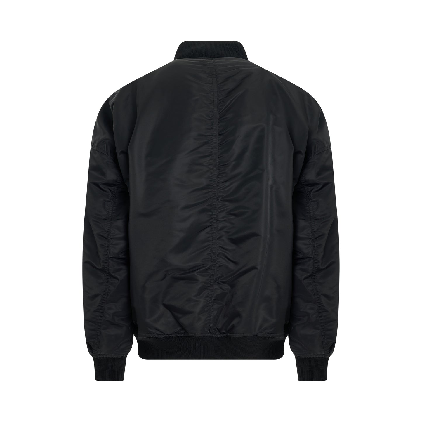 Double Armhole Ma-1 Jacket in Black