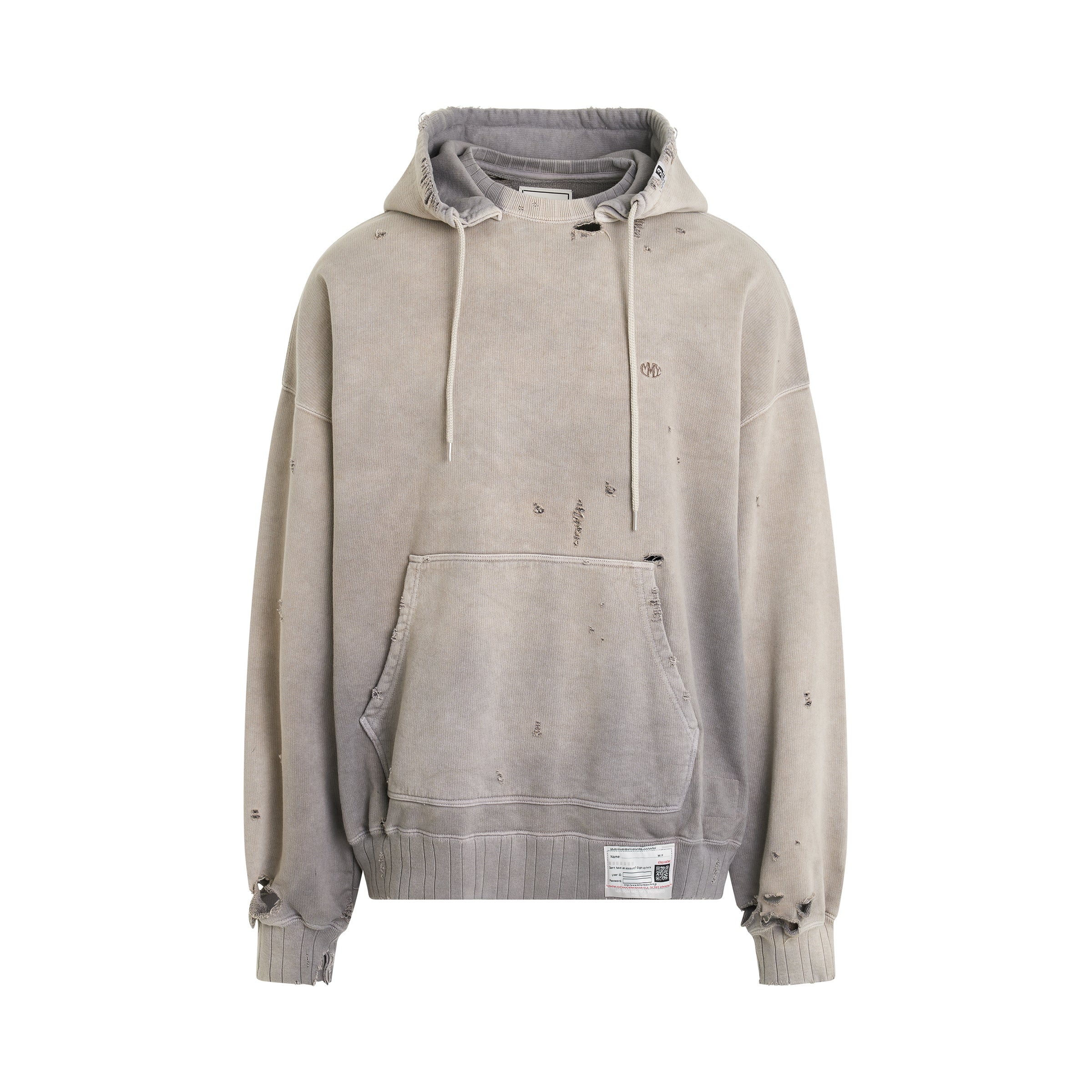 Sun Faded Hoodie in Beige