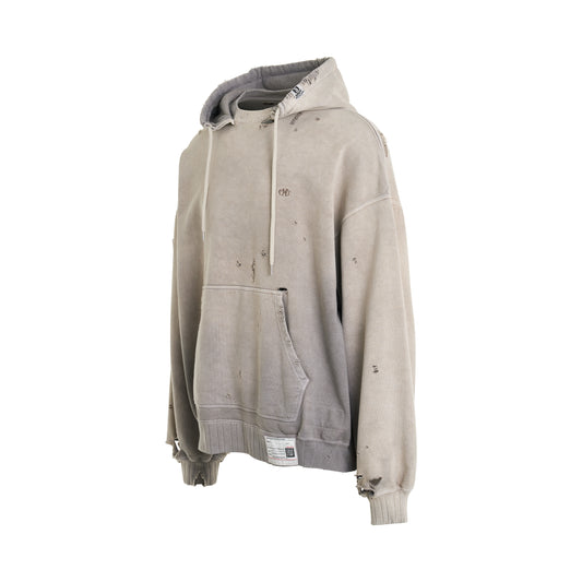 Sun Faded Hoodie in Beige