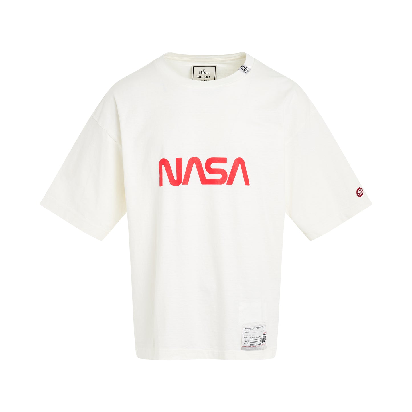 Nasa Printed T-Shirt in White