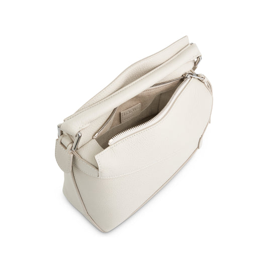 Small Puzzle Edge Bag in Soft White