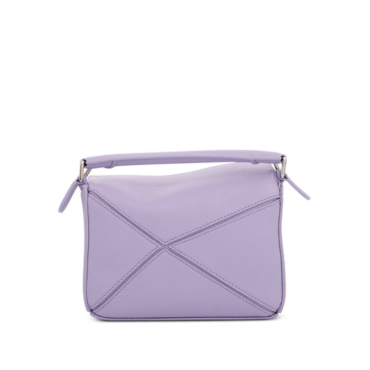 Mini Puzzle Bag in Soft Grained Calfskin in Light Mauve