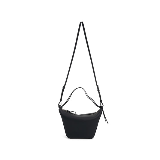 Mini Hammock Hobo Bag in Classic Calfskin in Black