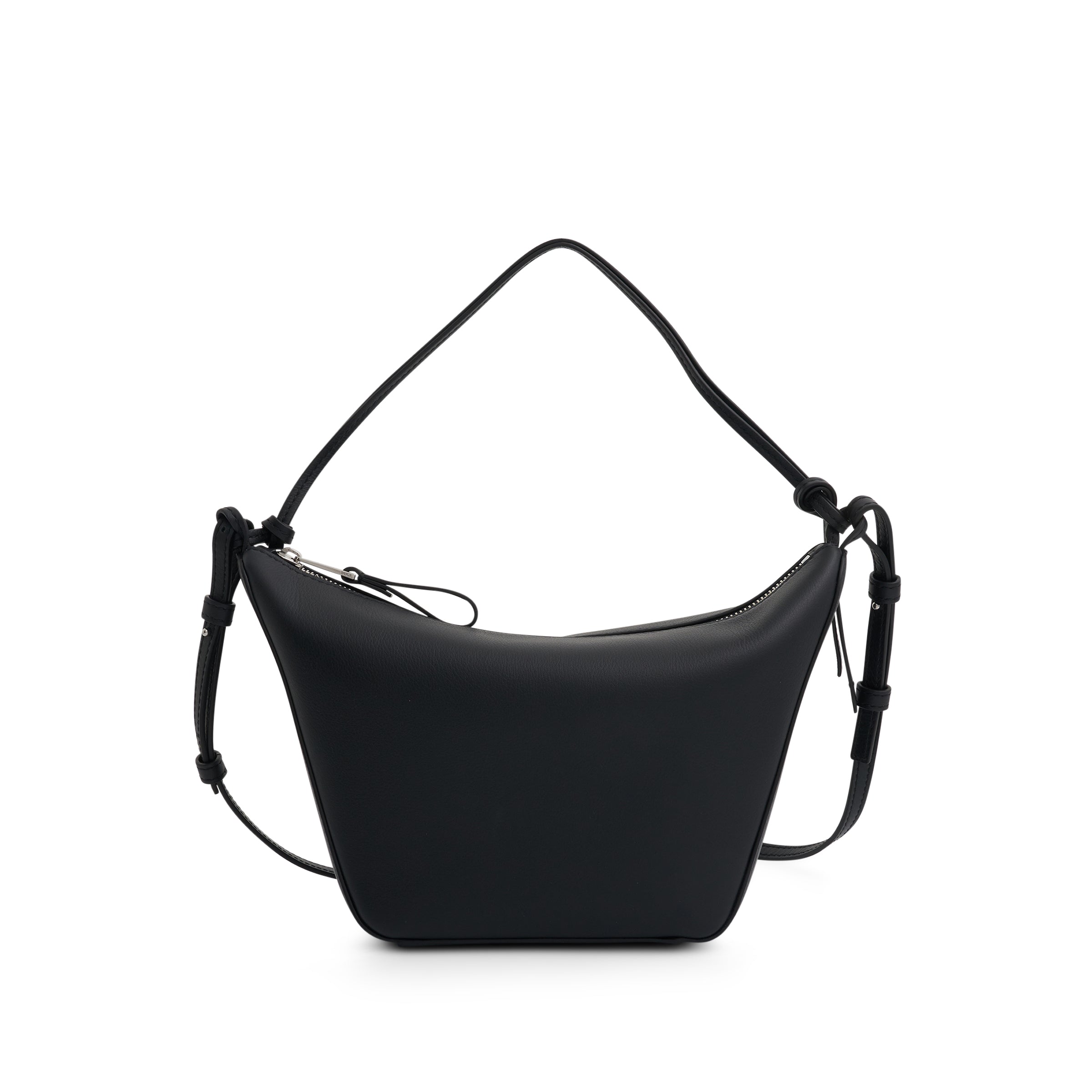 Mini Hammock Hobo Bag in Classic Calfskin in Black