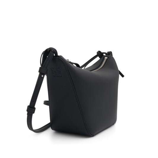 Mini Hammock Hobo Bag in Classic Calfskin in Black