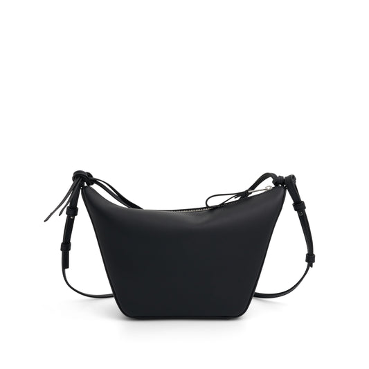 Mini Hammock Hobo Bag in Classic Calfskin in Black