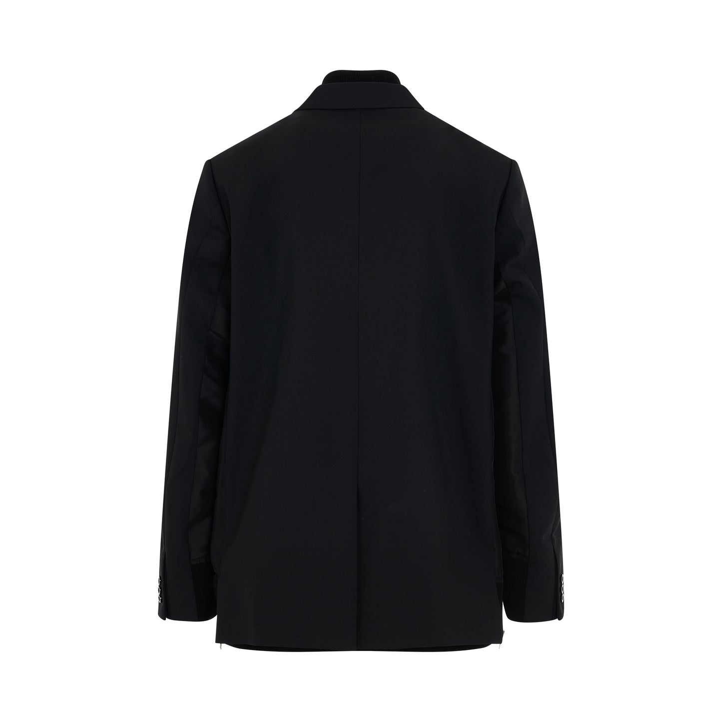 Suiting x Nylon Twill Jacket in Black