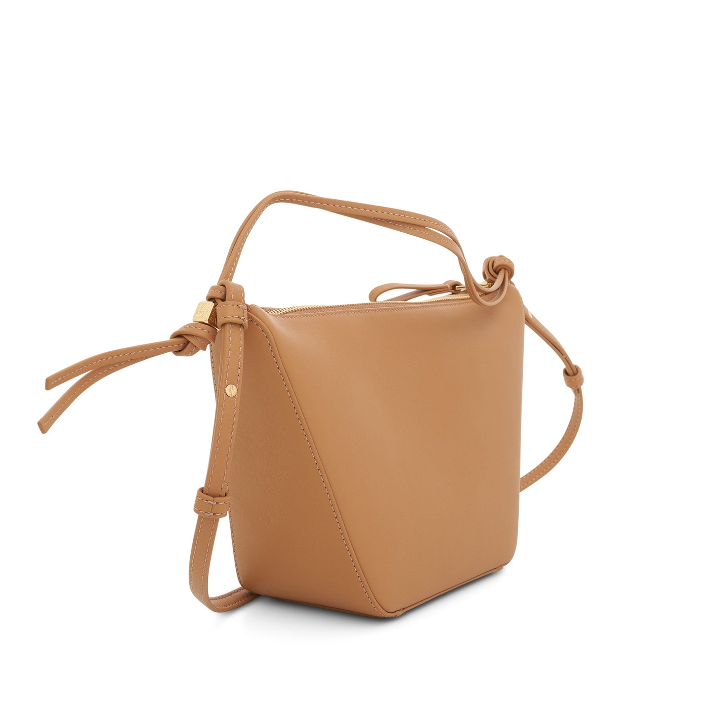 Mini Hammock Hobo Bag in Classic Calfskin in Warm Desert