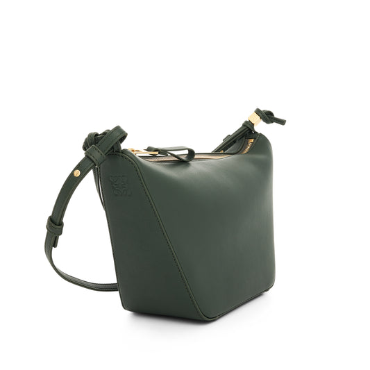 Mini Hammock Hobo Bag in Bottle Green