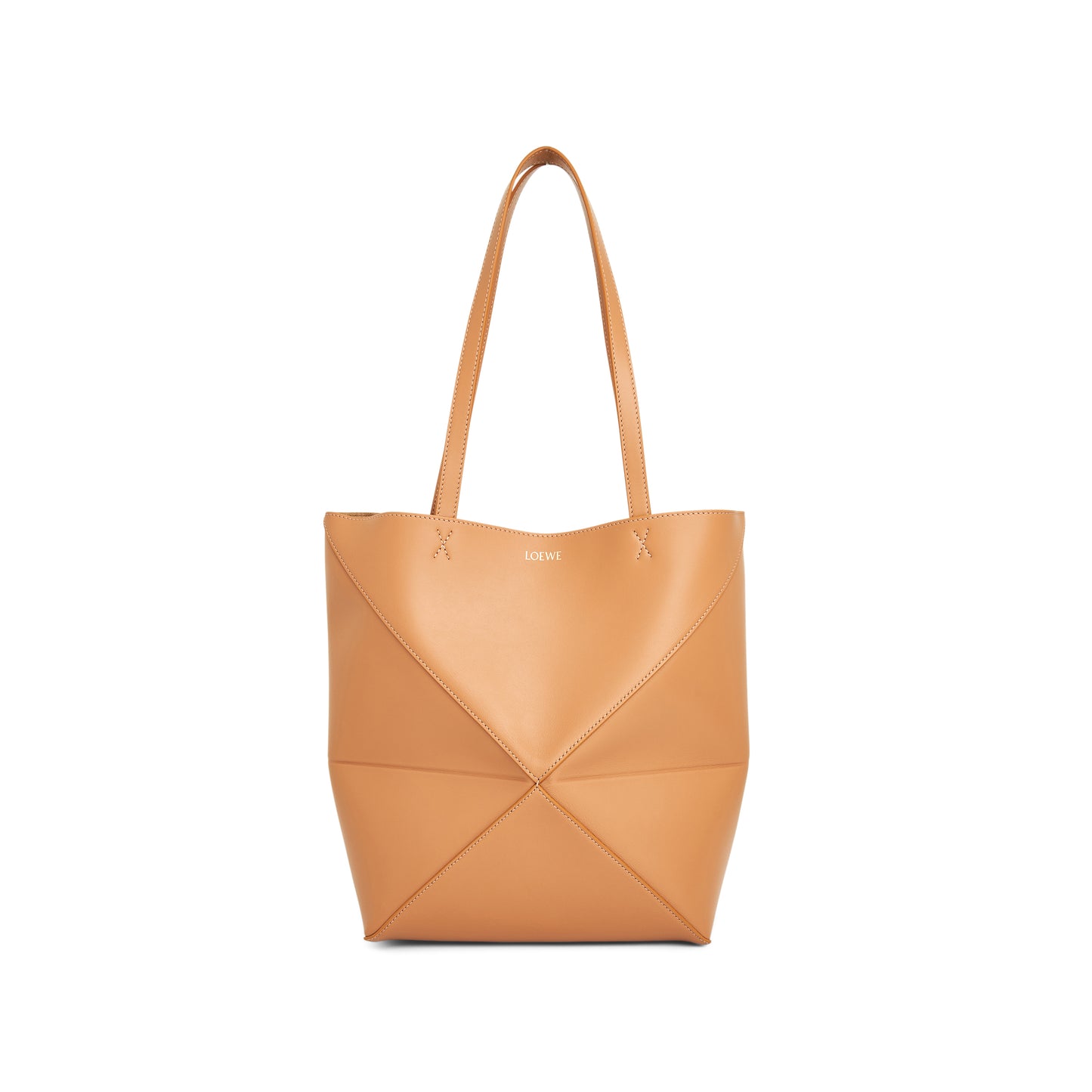 Medium Puzzle Fold Tote Bag in Warm Desert