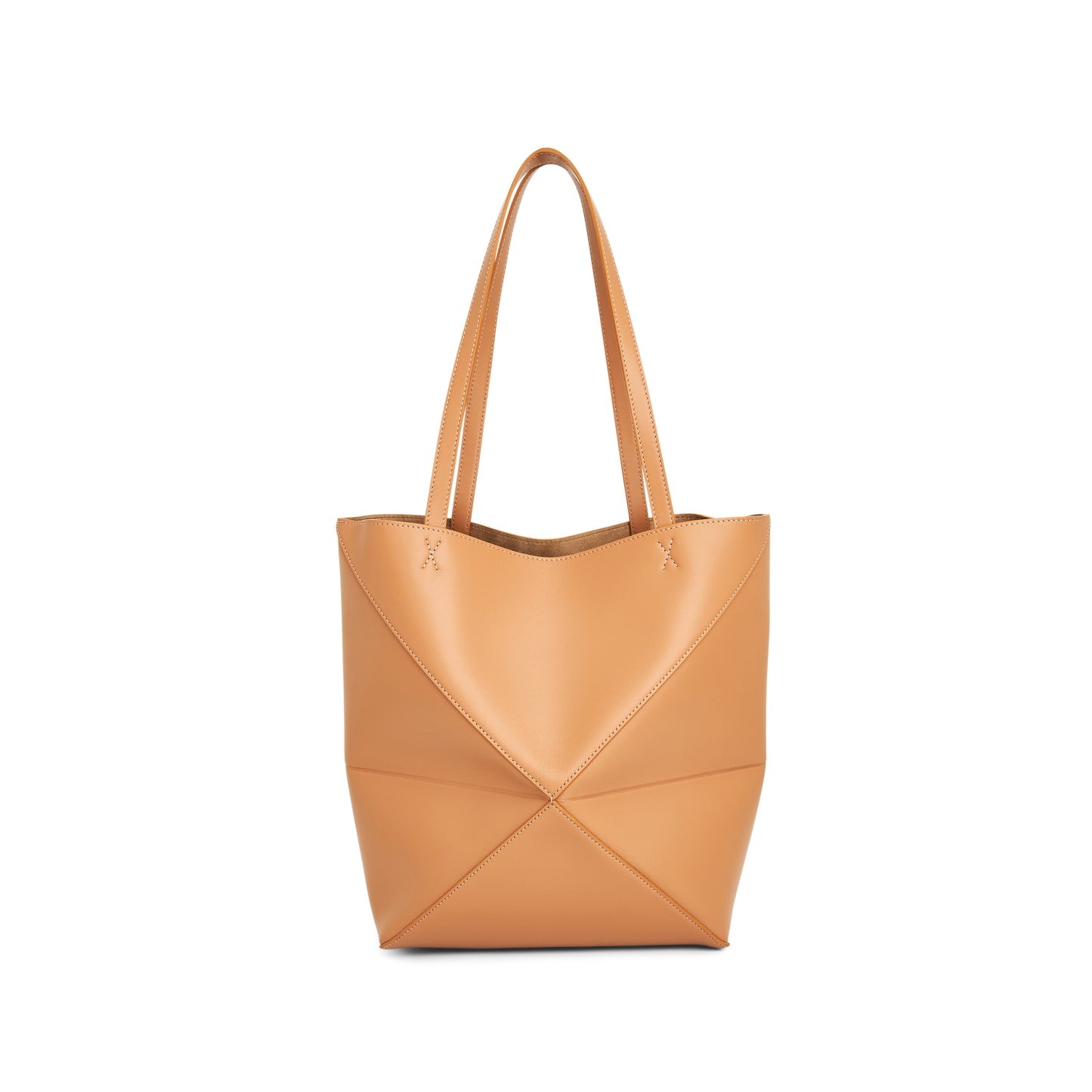 Medium Puzzle Fold Tote Bag in Warm Desert