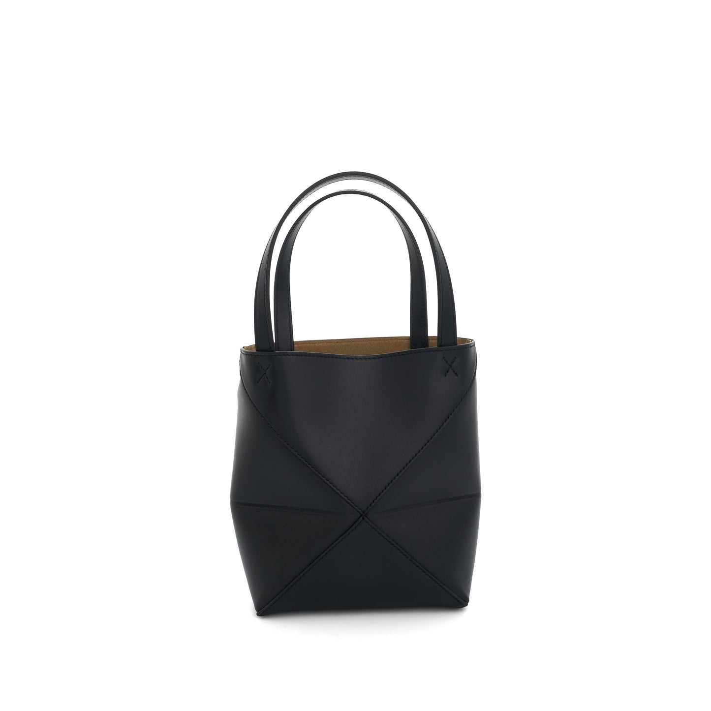 Mini Fold Puzzle Tote Bag in Black