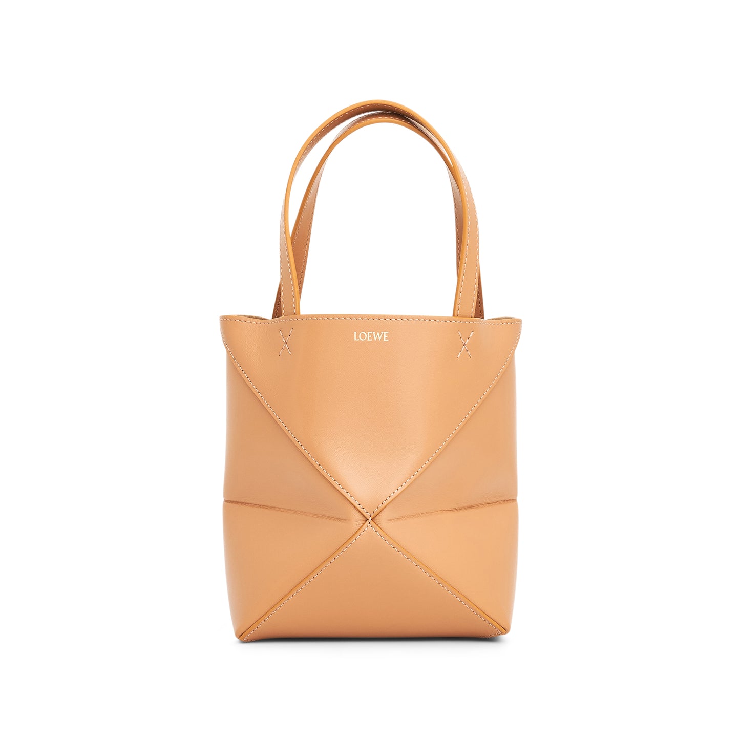 Mini Fold Puzzle Tote Bag in Warm Desert